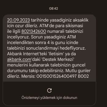 Akbank ATM Para Sıkışması
