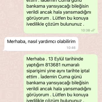 Greyder Ücret İade Problemi