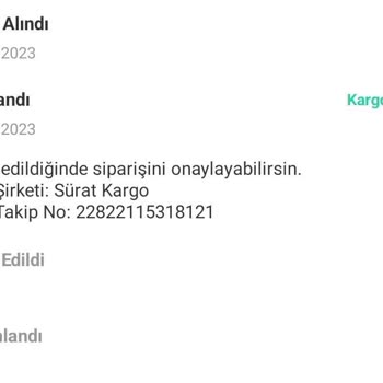 Sürat Kargo Kargo Teslim Edilmemesi Ve Çağrı Merkezinin Cevap Vermemesi