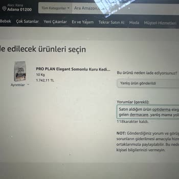 Amazon İade İşlemi Onaylamıyor