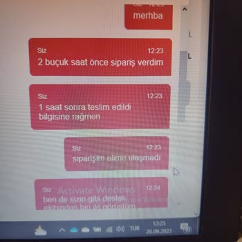 Yemek Sepeti Market Mağduriyeti