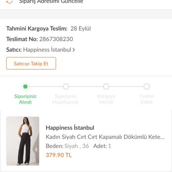 Trendyol Geç Kargolanma Süreci