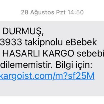 ebebek İade Ücreti Yatırılmadı