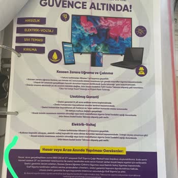 Gulf Sigorta & Samsung TV Çizik