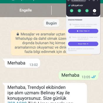 Trendyol'da İsim Kullanarak Mesajlar Alıyorum