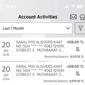 Obilet Bilet Almadığım Halde Para Çekildi