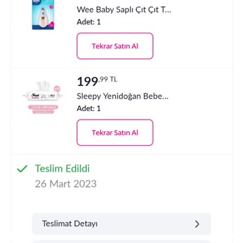ebebek Yanlış Ürün Gönderimi