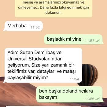 WhatsApp Bilinmeyen Numara