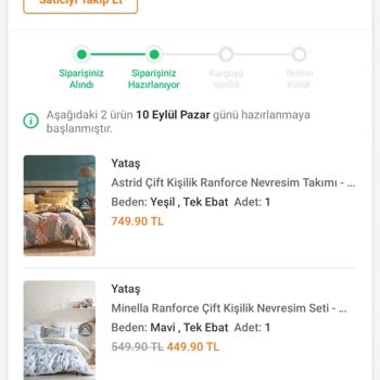 Yataş'ın Gönderilmeyen Ürünleri