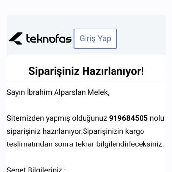 Teknofas Stok Sorunu Nedeniyle Yapılması Gereken Para İadesinin Yapılmaması