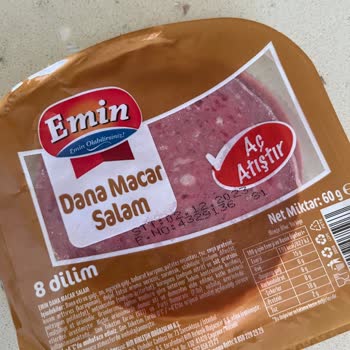 BİM'de Satılan Bozulmuş Emin Marka Dana Macar Salam