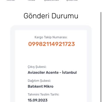 Sürat Kargo Kargolarımı Getirmiyor 1 Haftadır Bekliyorum