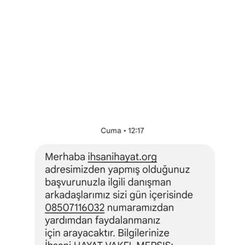 İhsan Vakfı (Burs Başvuru)'ndan Şikayetçiyim