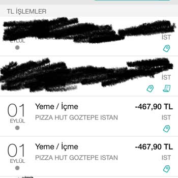 Pizza Hut İki Defa Ödeme Alındı