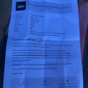 Skechers Ayakkabısı Değişimi Olmadı