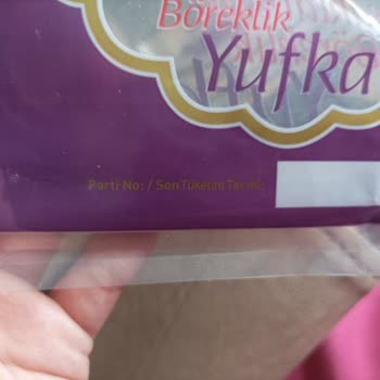BİM'den Alınan Küflü Yufka (Ekmekcik)