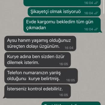 hepsiJET Siparişim Getirilmedi Ve Yalan Bilgi Verildi