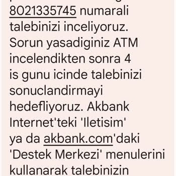 Akbank ATM Para Yutması