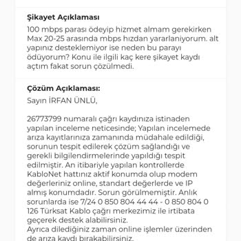 Kablo Net Çözülemeyen İnternet Hızı Sorunu