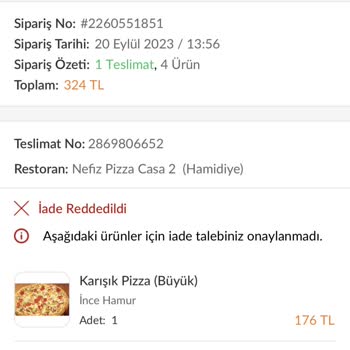 Trendyol Yemek Ücret İadesi İçin Süreci Uzatıyor.