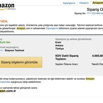 Amazon'dan "Prime Fırsatı" Olarak Sunulan Ürün İptal Edildi.