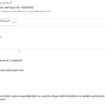 Vodafone Net Vodafone Telefon Hattı Nakil İşlemi