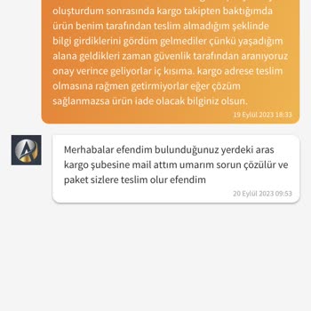 Aras Kargo Ürünü Getirmedi Ama Yan Komşumun Ürününü Getirdi.