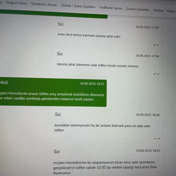 Çiçek Sepeti Ürünün Teslim Edilmemesi