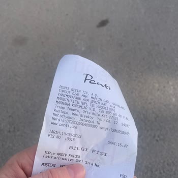 Penti Aldığım Ürün Değilim İsteği