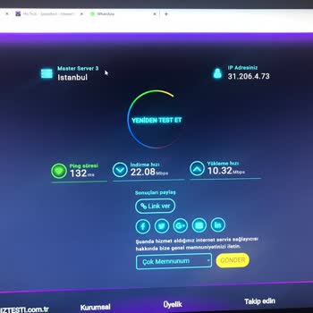 Vodafone Net Ping, Hız, Download, Upload, İnternet Bağlantısı Kopması