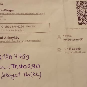 Kamil Koç Tahta Kurulu Otobüs