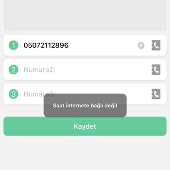 Reeder Marka Saatin Bağlantı Hatası Veriyor