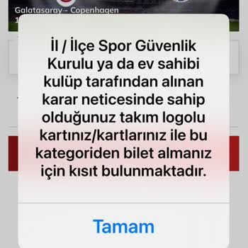 Passo Lig Galatasaray - Kopenhag Maçı İçin Kombine Devir Sorunu
