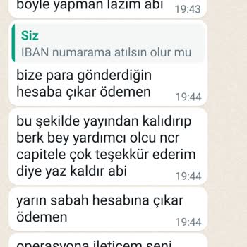 Ncr Capital Param İade Edilmiyor.