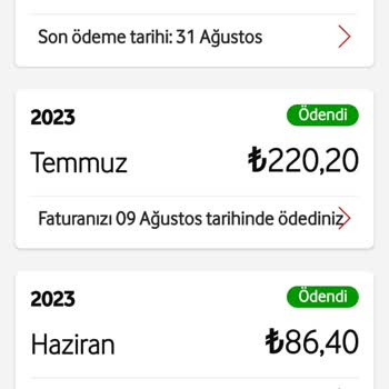 Vodafone Faturada Fazla Ücret Kesintisi