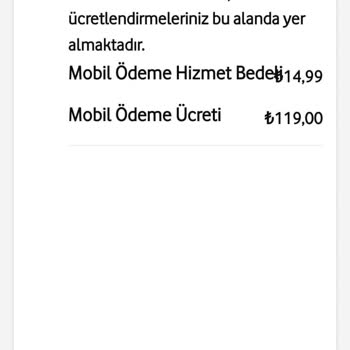 Vodafone Faturada Fazla Ücret Kesintisi