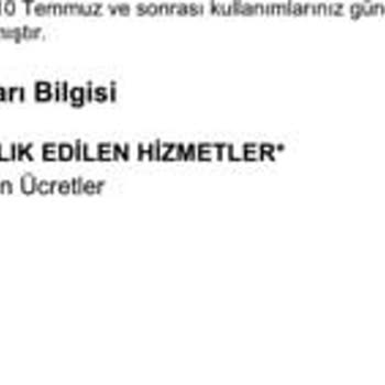 Vodafone Faturada Fazla Ücret Kesintisi