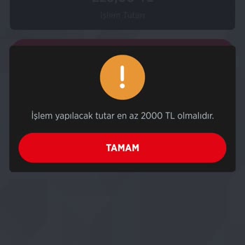 Ziraat Borsa Hesabıma Para Aktarma Limit Uyarısı