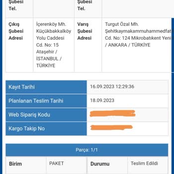 Sürat Kargo Paket Büyüklüğünü Yanlış Giriyor