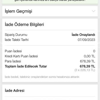 N11 İptal Ettiğim Siparişin İadesini Vermiyor