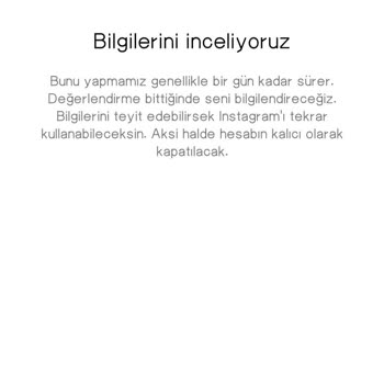 Instagram Hesabım Sebepsiz Yere Askıya Alındı