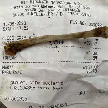 Doğuş Çaydan Kemik Çıktı!