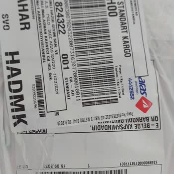 Aras Kargo Erken Saatte Götürdüğüm Kargoyu Almadılar