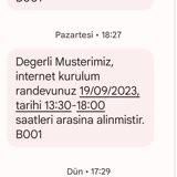 Türk Telekom Fiber Kurulumu Randevu Sorunu