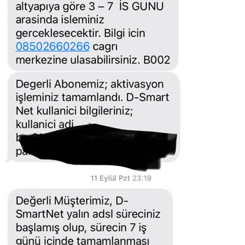 D Smart İnternet Nakil Mağduriyeti