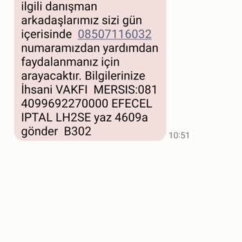0850 711 60 30 İnsani Hayat Vakfı'ndan Gelen Aramalar