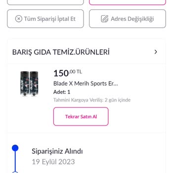 Pazarama Ürün Kargoya Verilmiyor