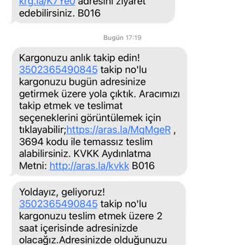 Aras Kargo Aydınlı Şubesinin Müşterilerini Mağdur Etmesi