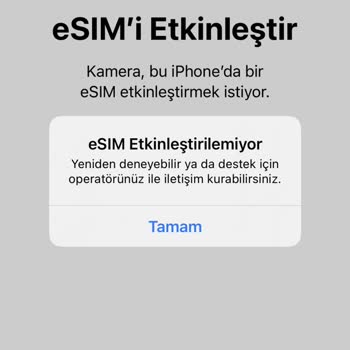 Vodafone Bayi - E-sim Mağduriyeti