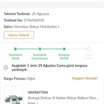 Trendyol Teslimat Çok Gecikti